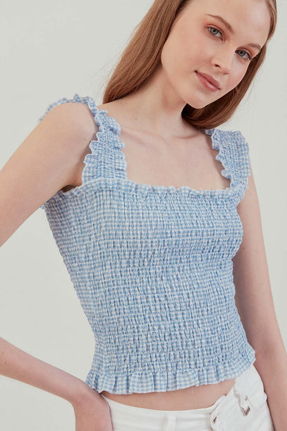 COILED BOLD MINI BLOUSE