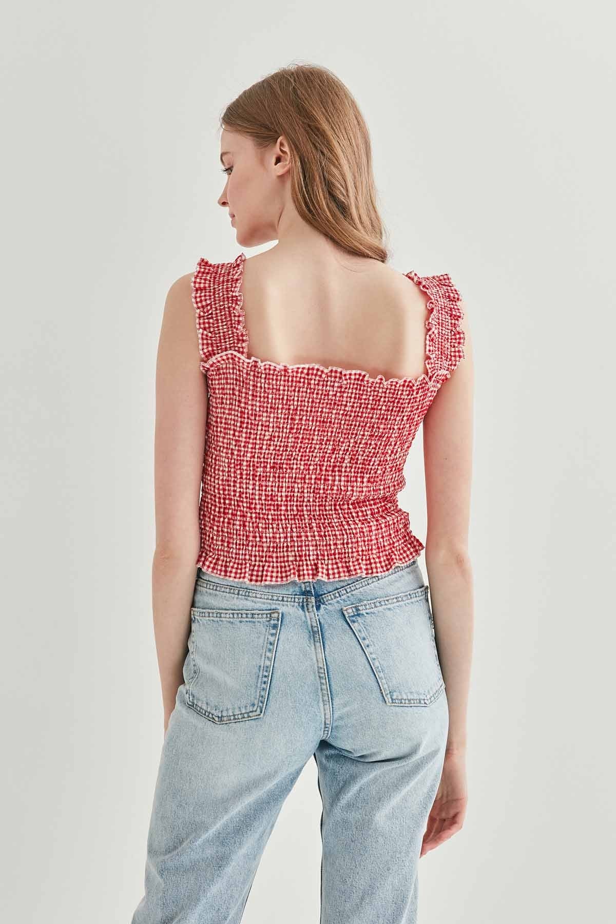 COILED BOLD MINI BLOUSE
