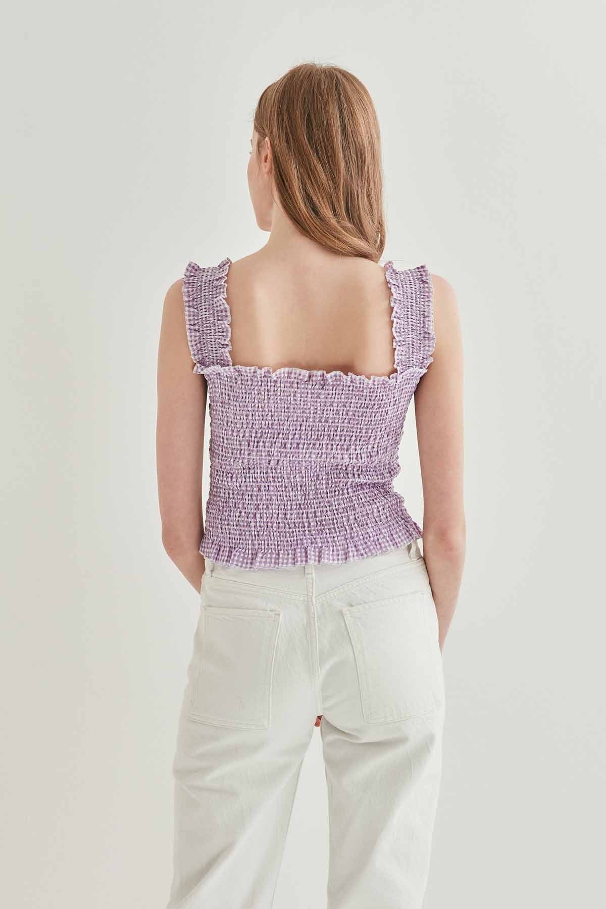 COILED BOLD MINI BLOUSE