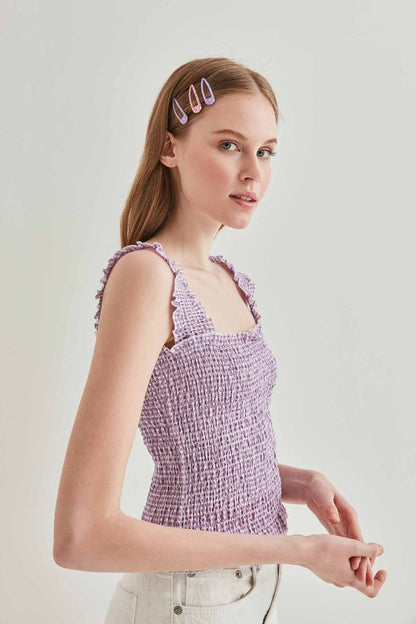 COILED BOLD MINI BLOUSE