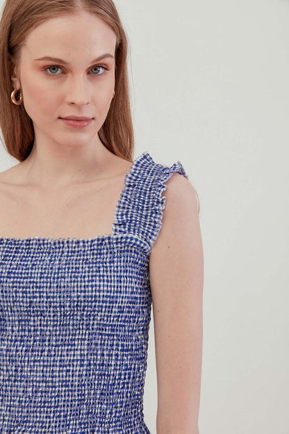 COILED BOLD MINI BLOUSE