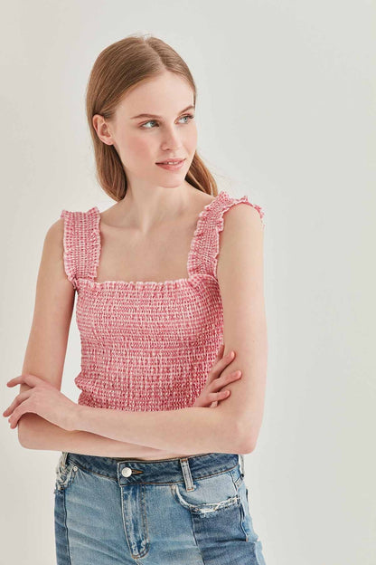 COILED BOLD MINI BLOUSE
