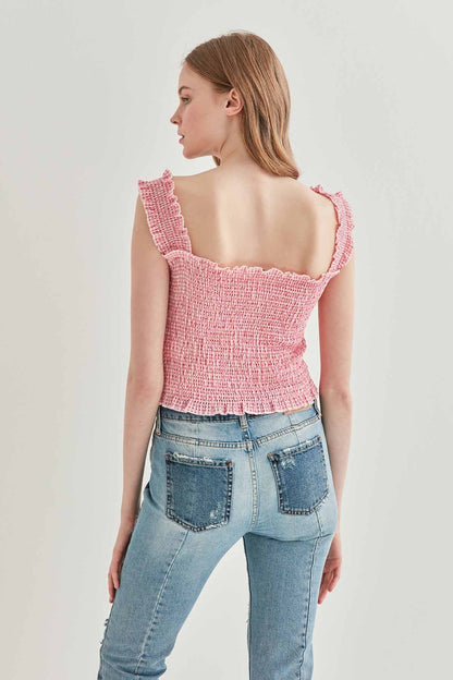 COILED BOLD MINI BLOUSE