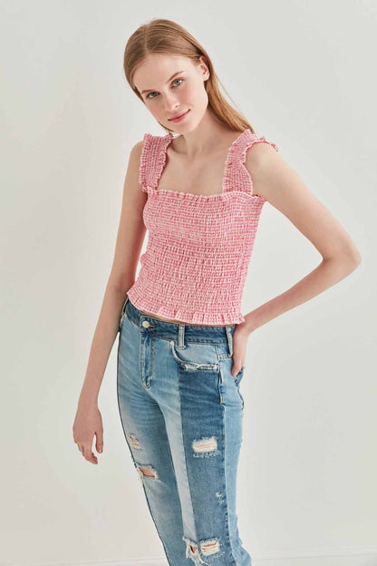 COILED BOLD MINI BLOUSE
