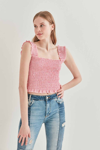 COILED BOLD MINI BLOUSE