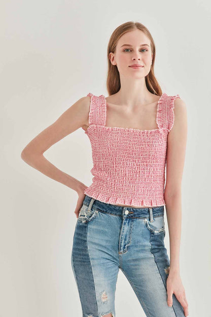 COILED BOLD MINI BLOUSE