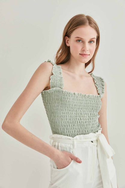 COILED BOLD MINI BLOUSE
