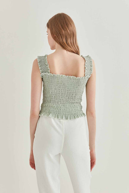 COILED BOLD MINI BLOUSE