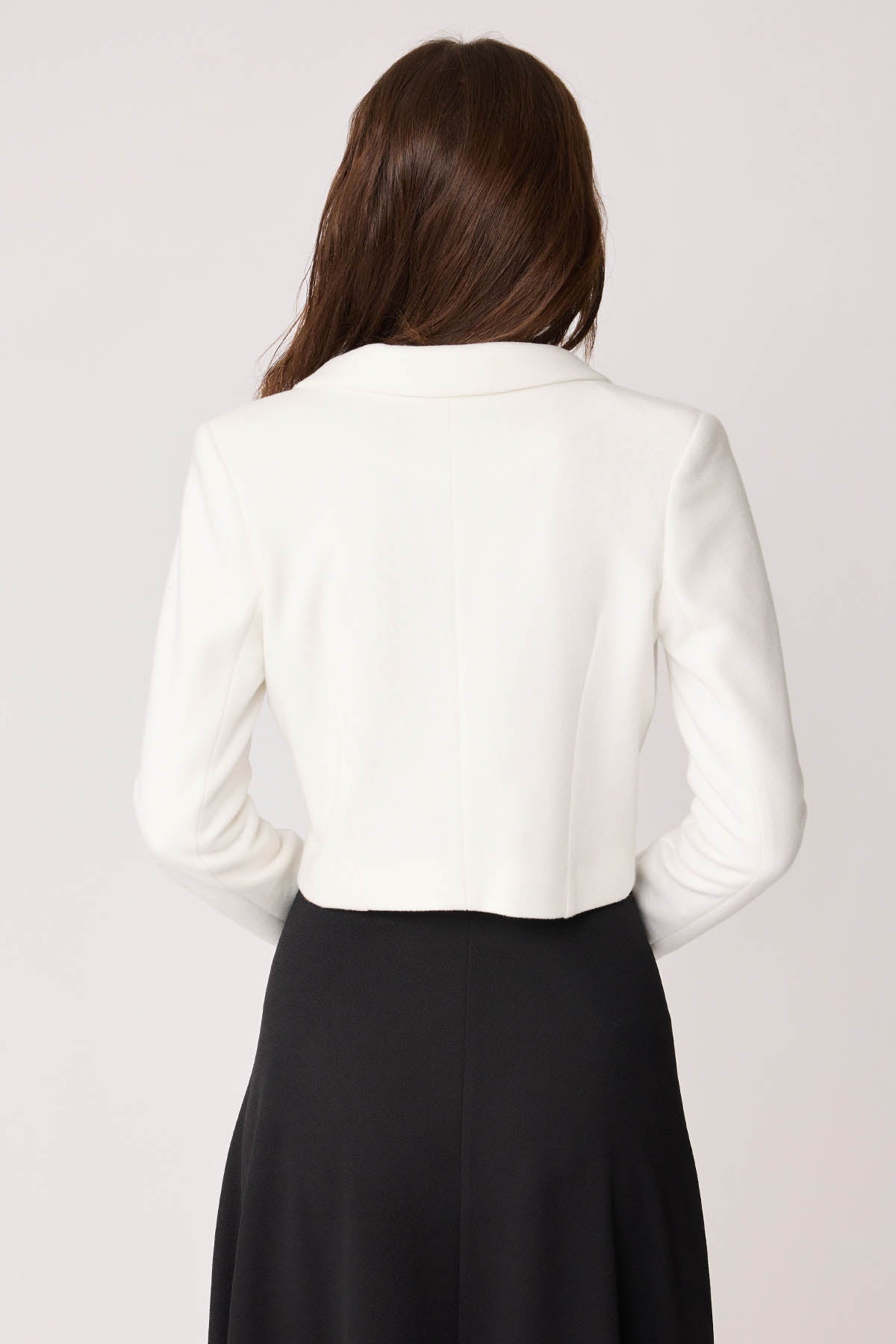 KNITTED JACKET WITH GOLD BUTTONS
