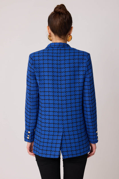 GOLD BUTTON PATTERNED JACKET