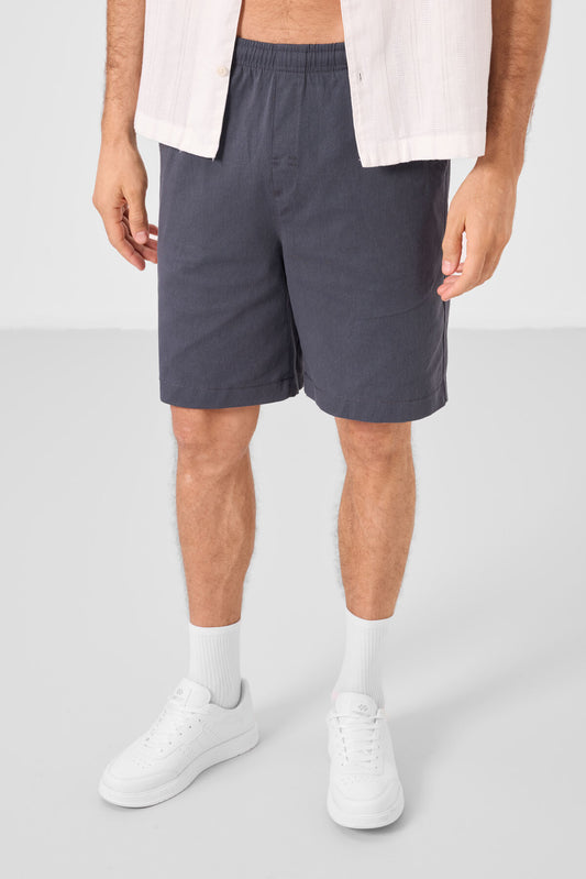 Standard Fit woven lightweight elastic Chino men's shorts - 81293