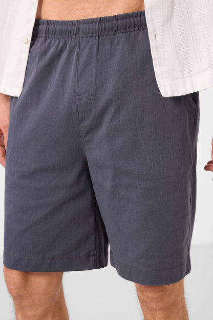 Standard Fit woven lightweight elastic Chino men's shorts - 81293