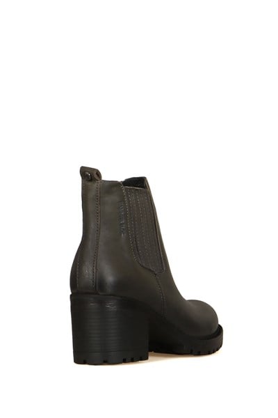 Scarlet Genuine Leather Grey  Outdoor Female Boots