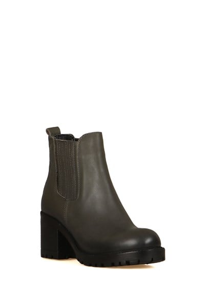 Scarlet Genuine Leather Grey  Outdoor Female Boots