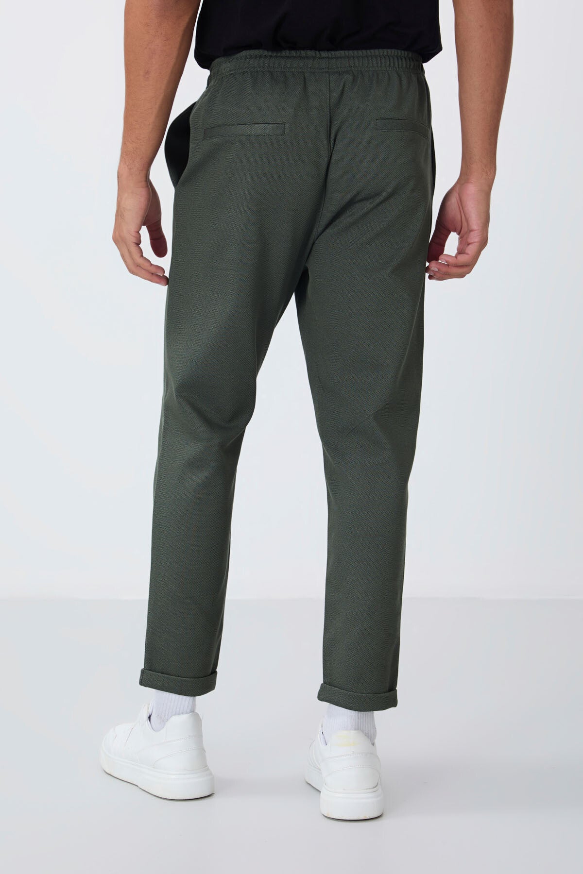 Textured Surface Right Standard Fit Men's Tracksuit Bottom - 82154