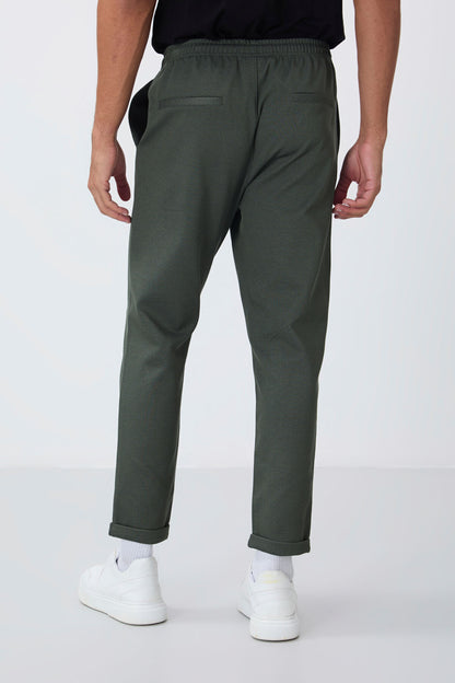 Textured Surface Right Standard Fit Men's Tracksuit Bottom - 82154