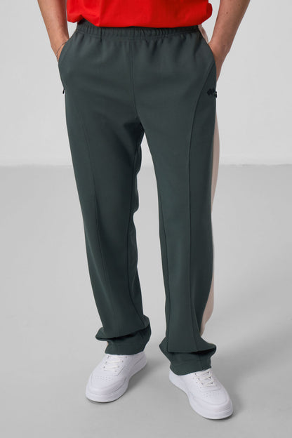Textured Surface Right Standard Fit Palazzo Men's Trousers - 82171