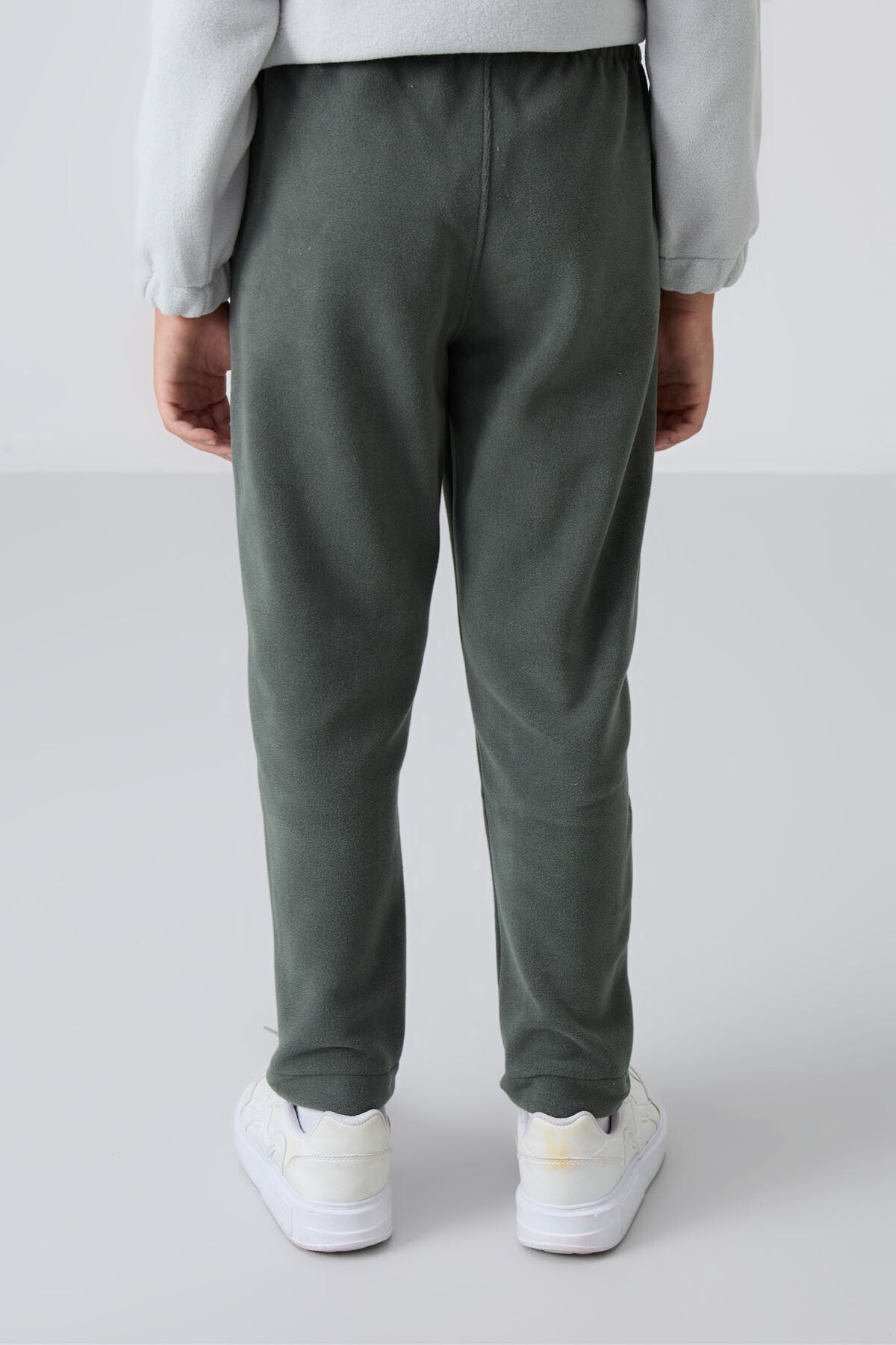 Rightful Thick Soft Textured Standard Fit Embroidered Fleece Boys' Tracksuit Bottom - 11219