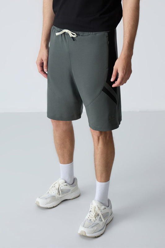 Cotton Thick Soft Textured Standard Fit Basic Men's Shorts - 81281