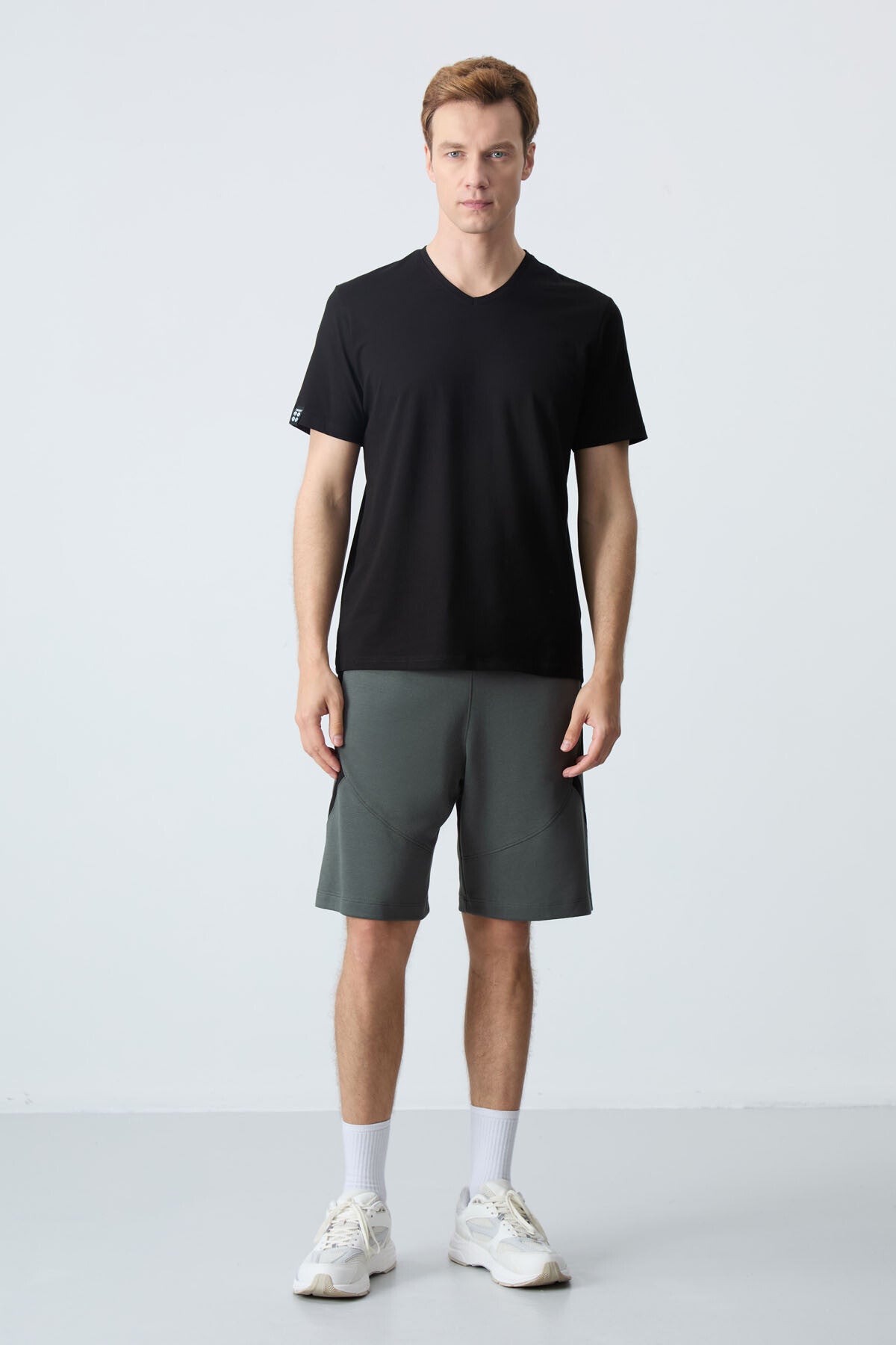 Cotton Thick Soft Textured Standard Fit Basic Men's Shorts - 81281