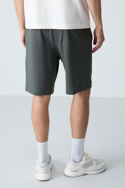 Cotton Thick Soft Textured Standard Fit Basic Men's Shorts - 81275