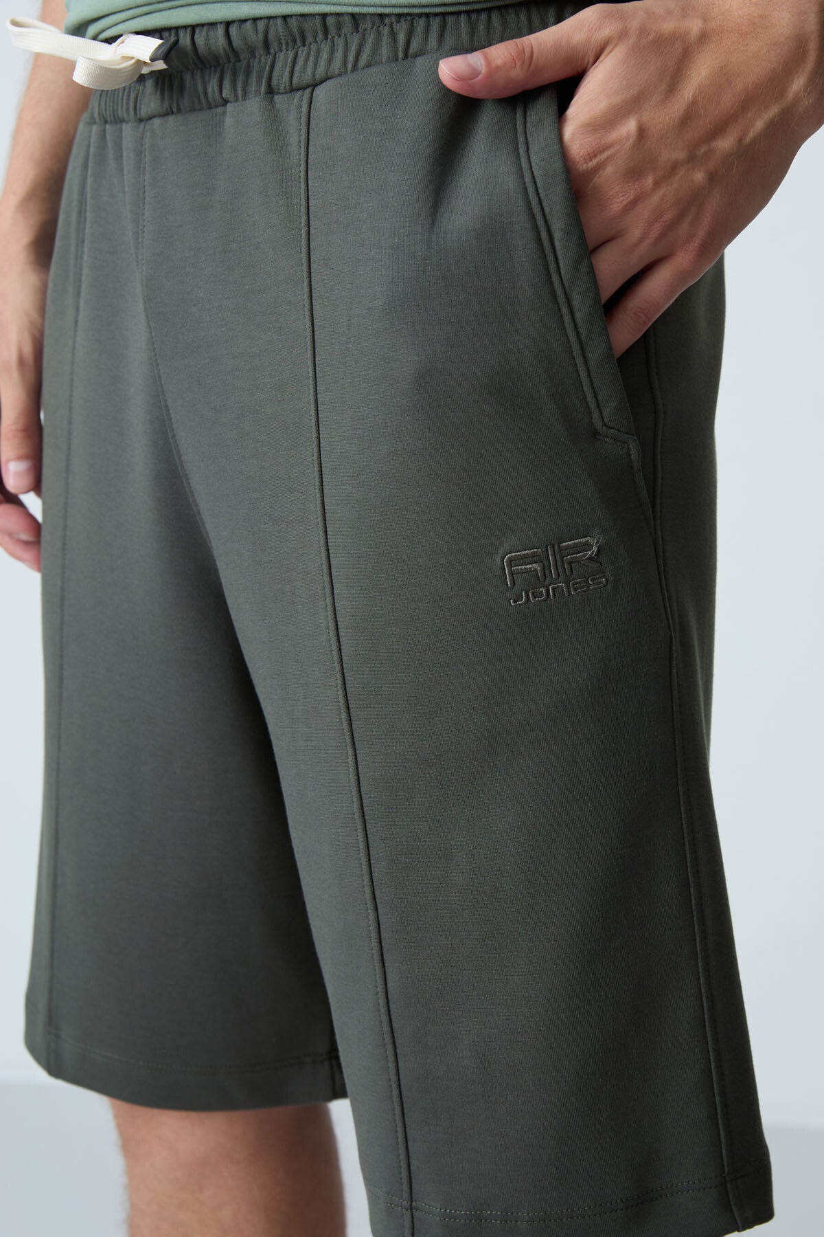 Cotton Right Thick Soft Textured Standard Fit Basic Men's Shorts - 81277