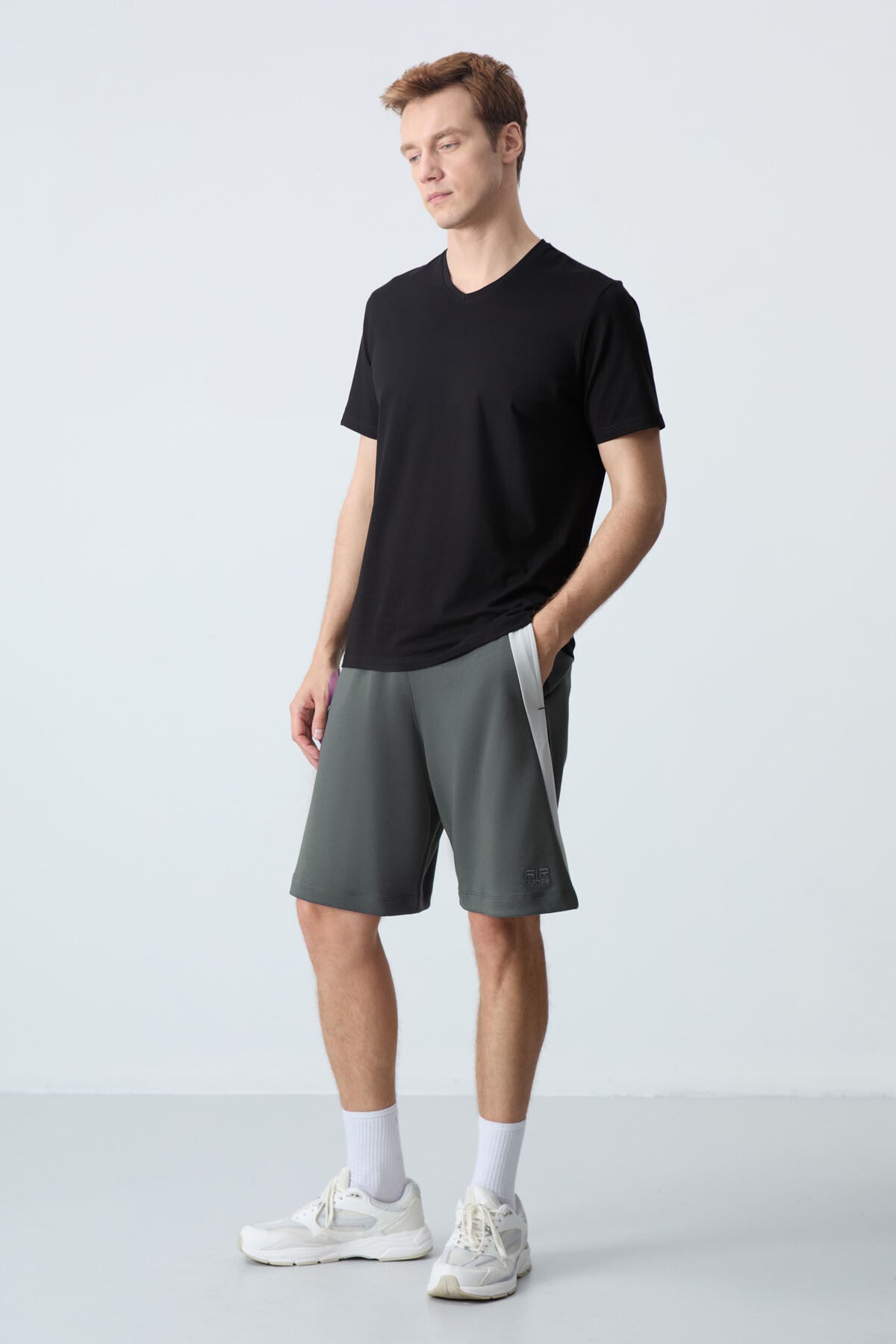 Cotton Thick Soft Textured Standard Fit Basic Men's Shorts - 81280