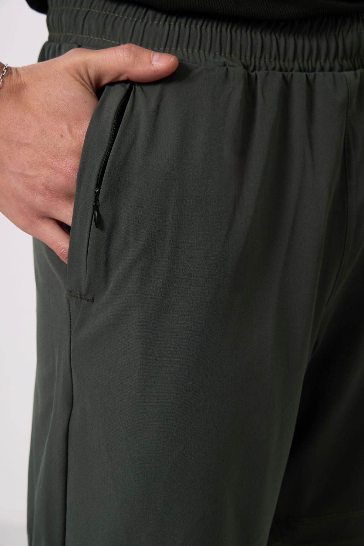Polyester Thin Soft Standard Fit Men's Lined Shorts - 81287