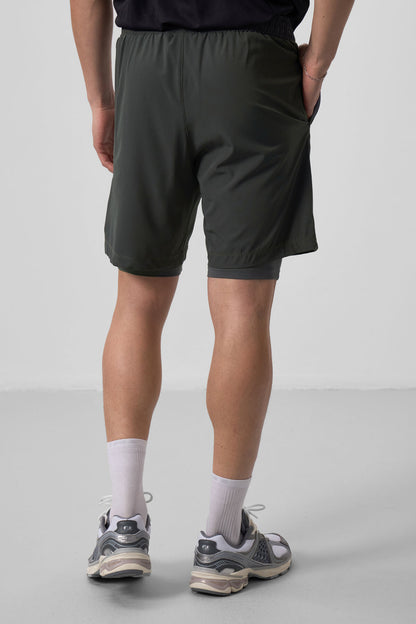 Polyester Thin Soft Standard Fit Men's Lined Shorts - 81287