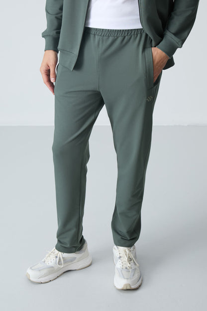 Cotton Thick Soft Textured Comfort Fit Basic Men's Tracksuit Set - 85260