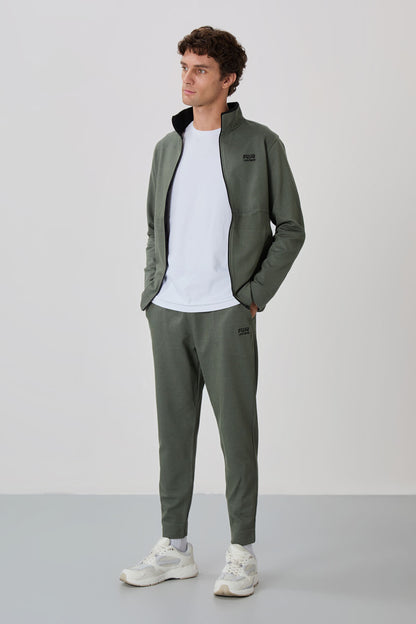 Carlos Haki Standard Cut Men's Tracksuit Set - 85209