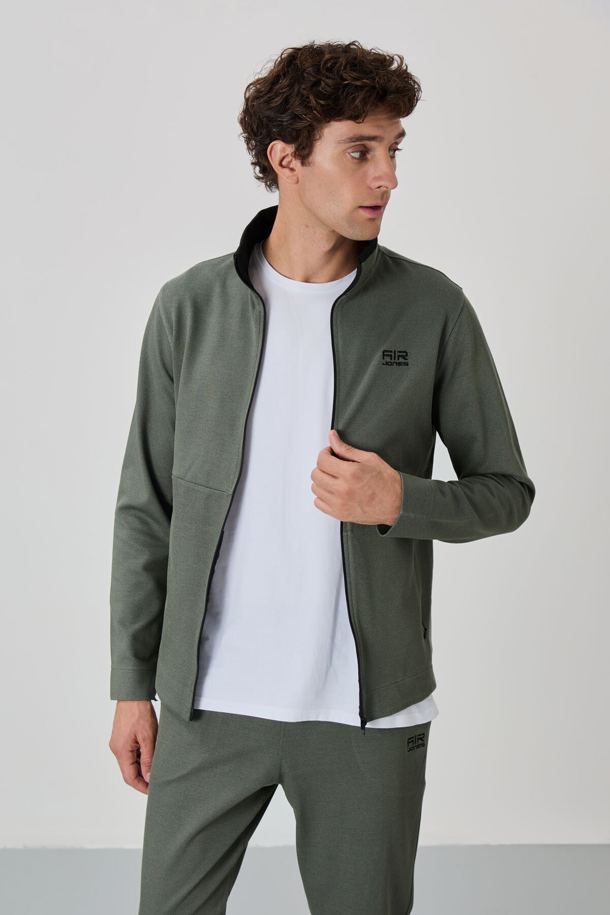 Carlos Haki Standard Cut Men's Tracksuit Set - 85209