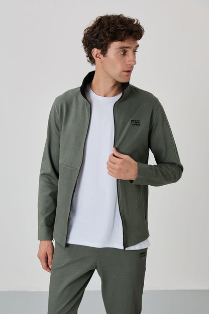 Carlos Haki Standard Cut Men's Tracksuit Set - 85209
