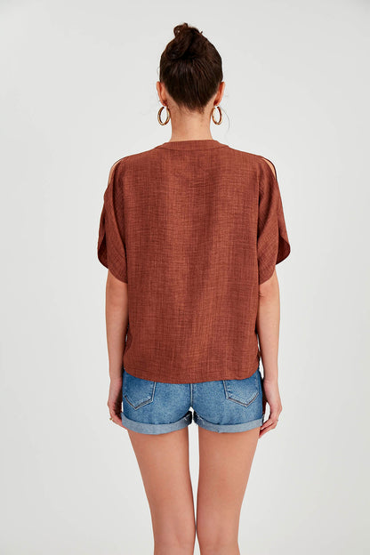 JUDGE COLLAR BLOUSE