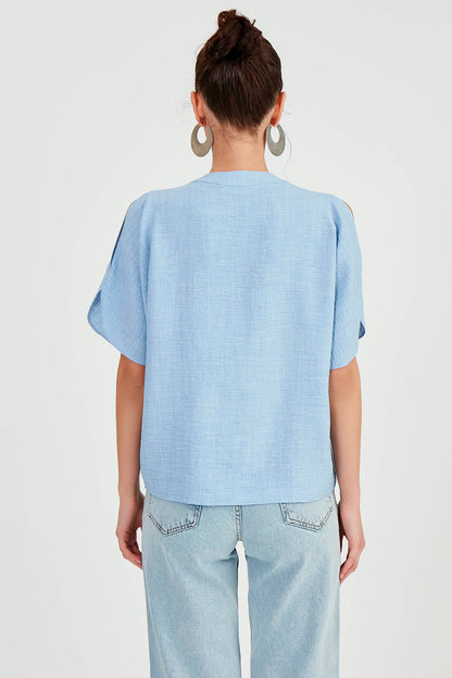 JUDGE COLLAR BLOUSE