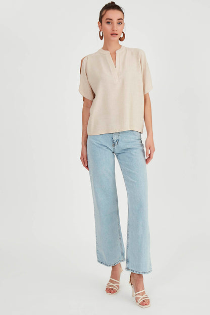 JUDGE COLLAR BLOUSE