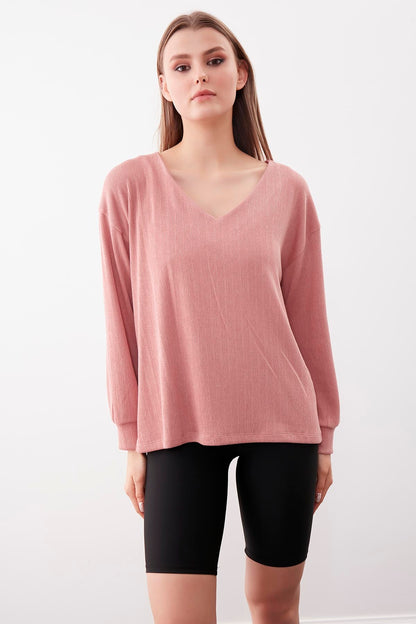 JUDGE COLLAR LONG SLEEVE BLOUSE