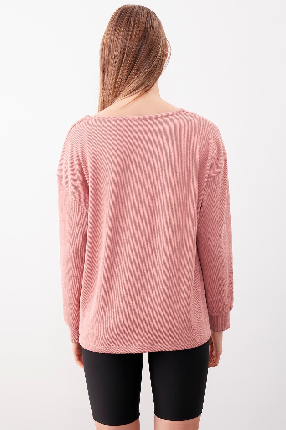 JUDGE COLLAR LONG SLEEVE BLOUSE
