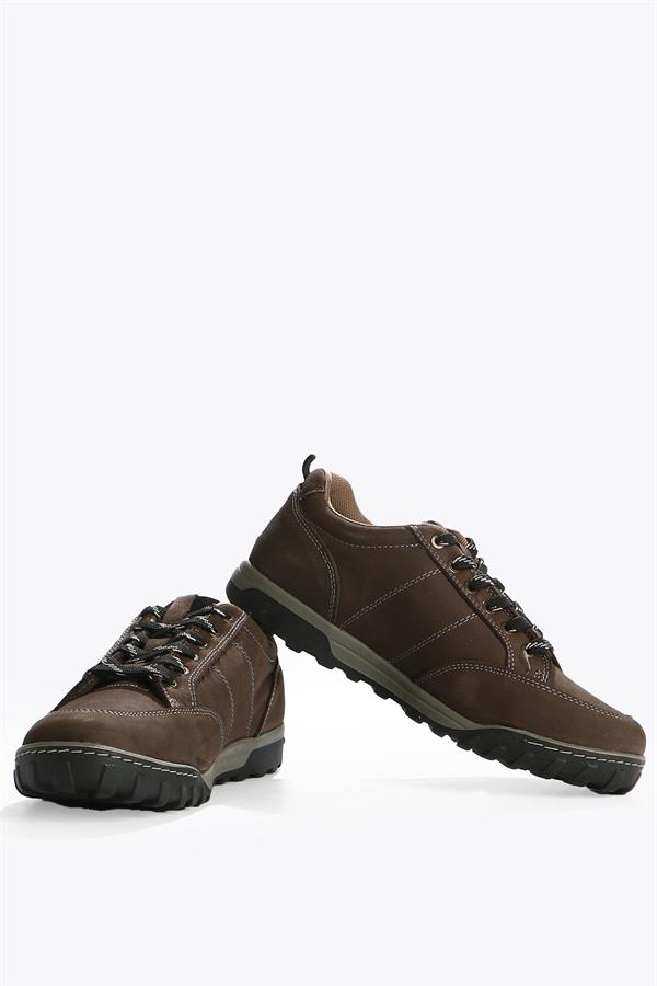 Real Leather Anthracite Men's Shoes