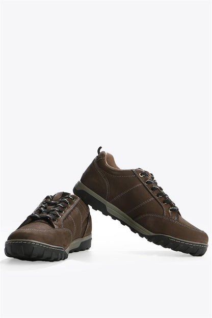 Real Leather Anthracite Men's Shoes