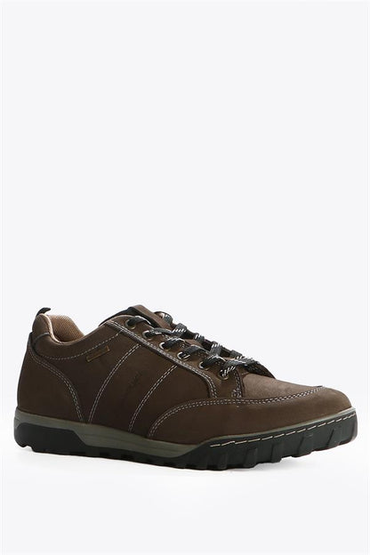 Real Leather Anthracite Men's Shoes