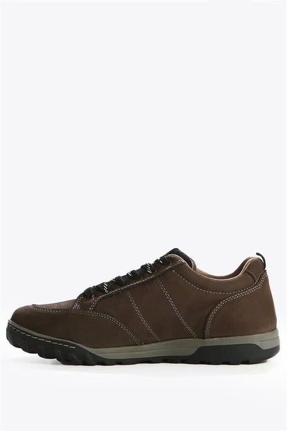 Real Leather Anthracite Men's Shoes