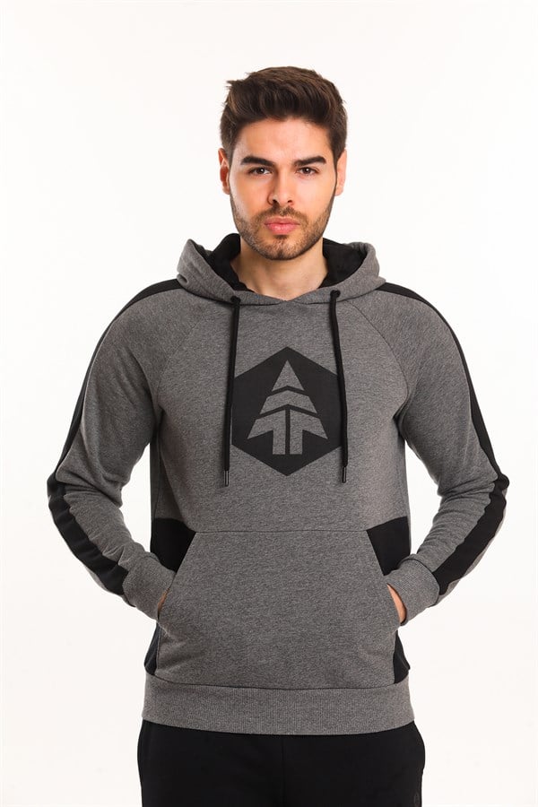Marten Anthracite-Melange Men's Sweatshirt