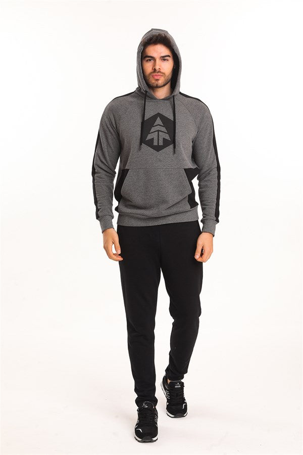 Marten Anthracite-Melange Men's Sweatshirt