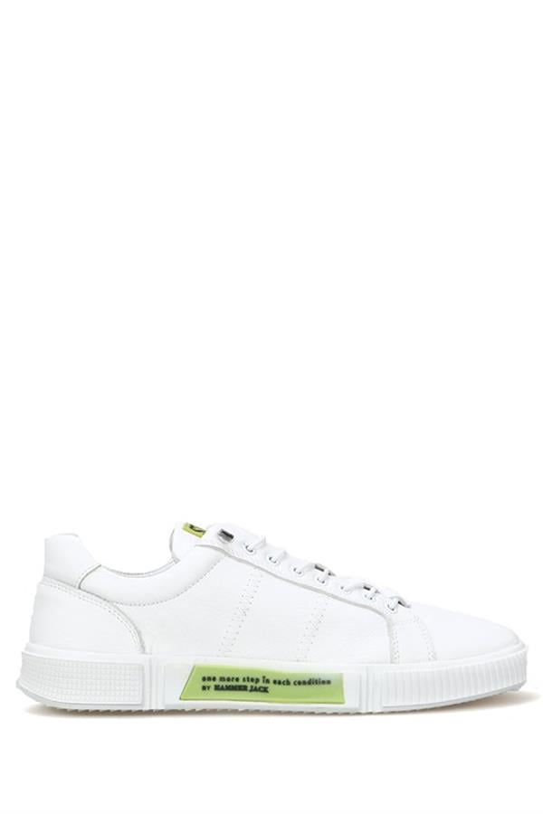Basel Genuine Leather White Tuscan Men's Casual Shoes