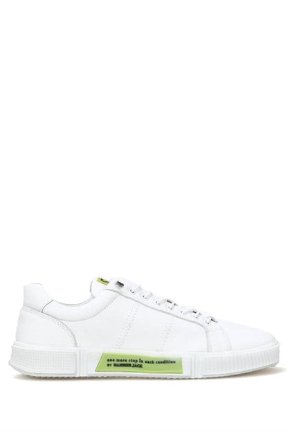 Basel Genuine Leather White Tuscan Men's Casual Shoes
