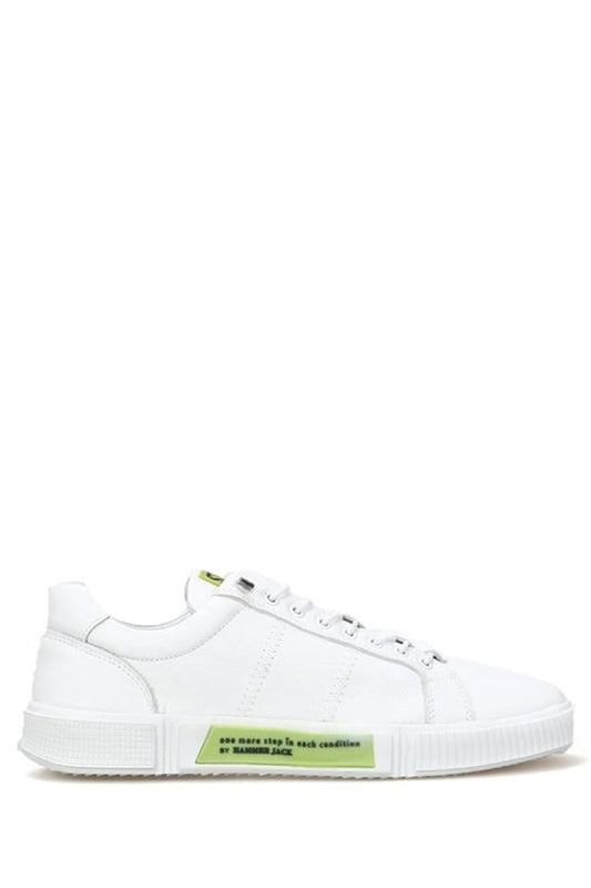 Basel Genuine Leather White Tuscan Men's Casual Shoes