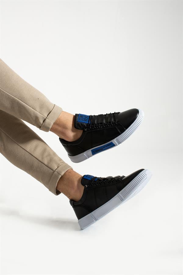 Basel Genuine Leather Black Tuscan Men's Everyday Shoes