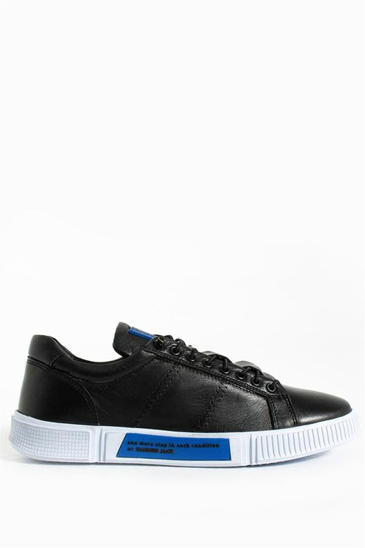 Basel Genuine Leather Black Tuscan Men's Everyday Shoes