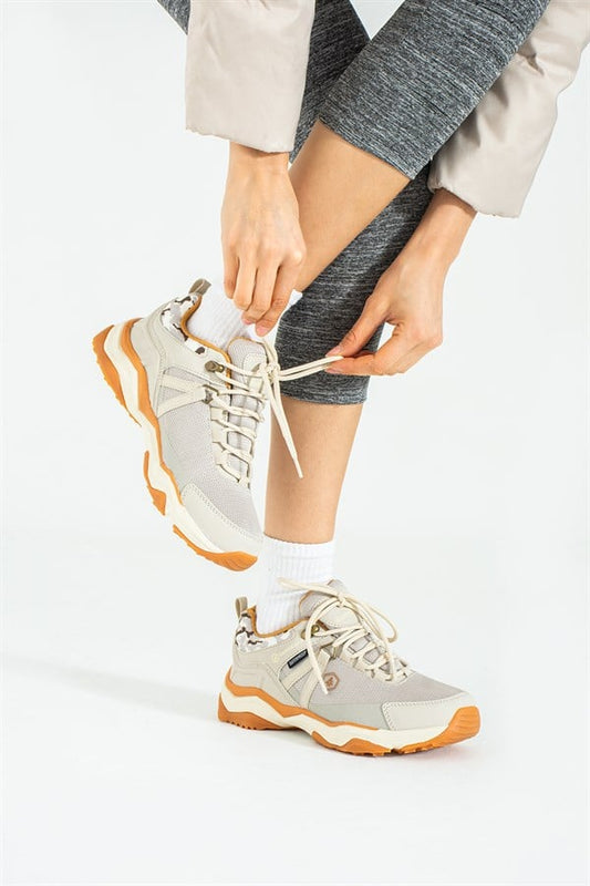 Waterproof Outdoor Beige Women's Shoes